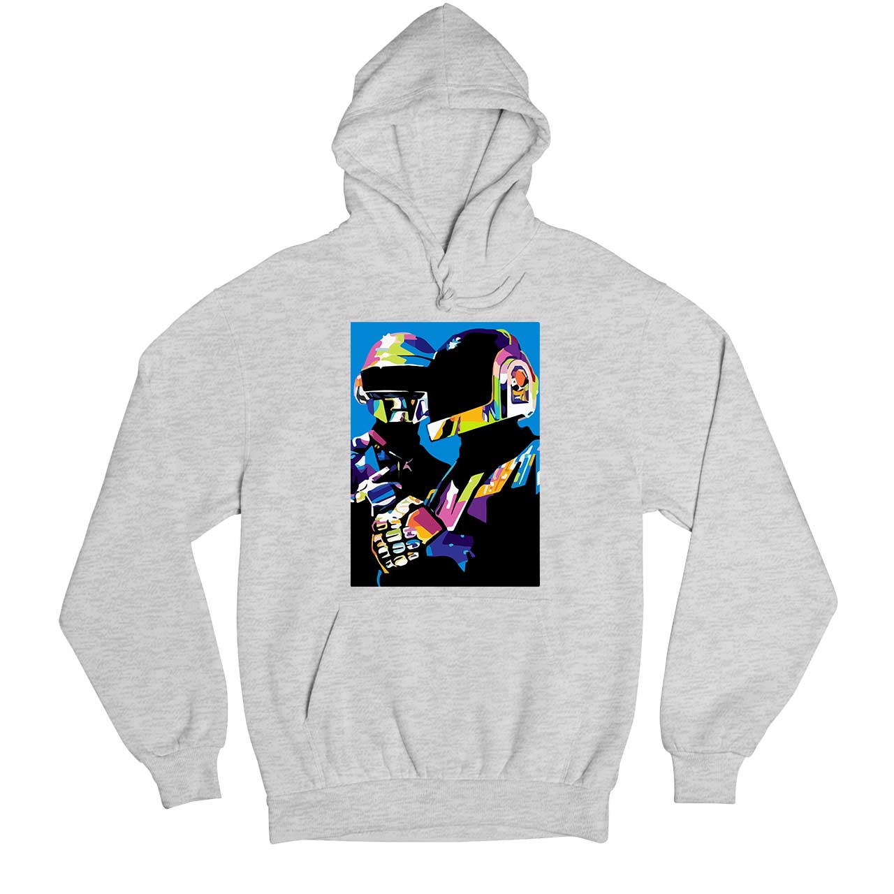 daft punk the duo hoodie hooded sweatshirt winterwear music band buy online india the banyan tee tbt men women girls boys unisex gray