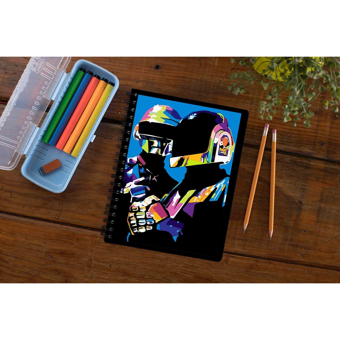daft punk the duo notebook notepad diary buy online india the banyan tee tbt unruled