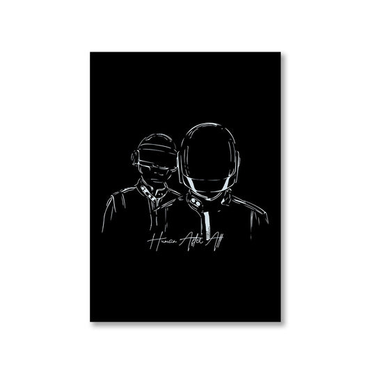 daft punk human after all poster wall art buy online india the banyan tee tbt a4