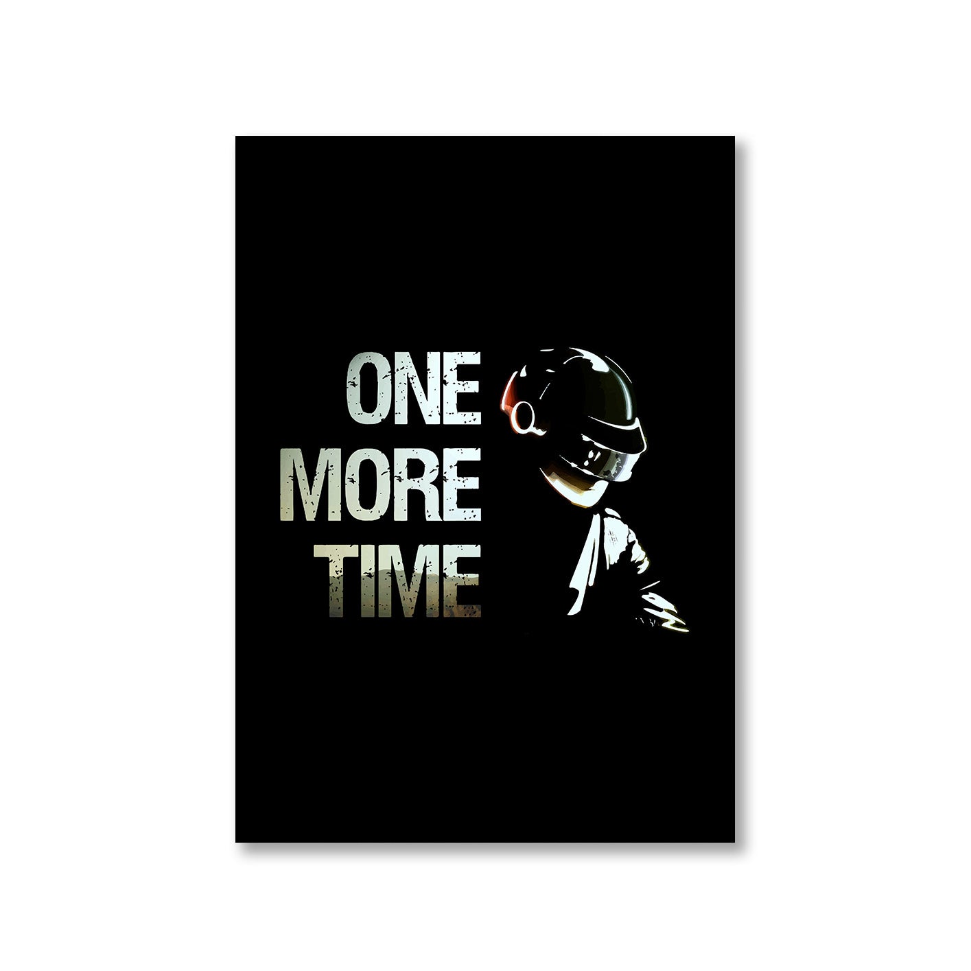 daft punk one more time poster wall art buy online india the banyan tee tbt a4
