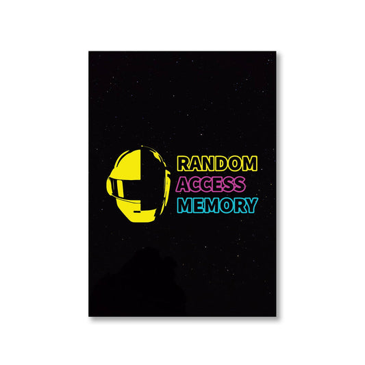 daft punk random access memory poster wall art buy online india the banyan tee tbt a4