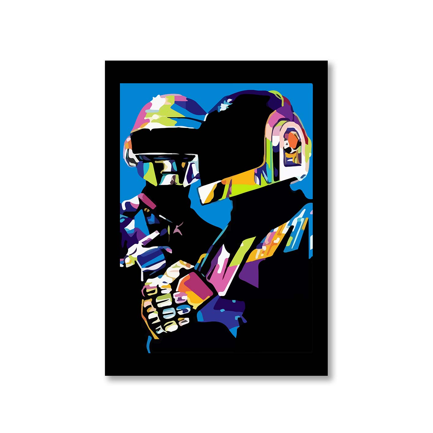 daft punk the duo poster wall art buy online india the banyan tee tbt a4