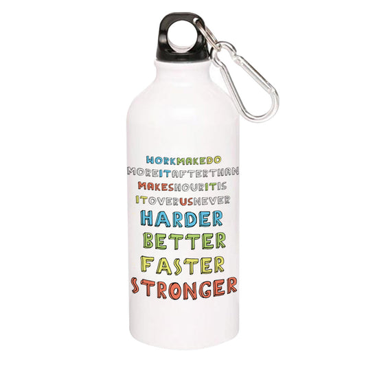 daft punk harder, better, faster, stronger sipper steel water bottle flask gym shaker music band buy online india the banyan tee tbt men women girls boys unisex