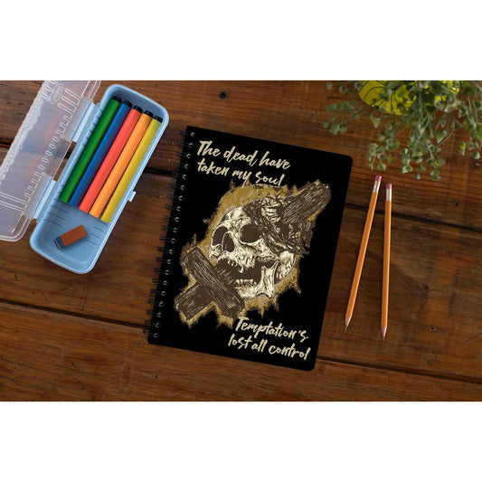 slayer dead skin mask notebook notepad diary buy online india the banyan tee tbt unruled
