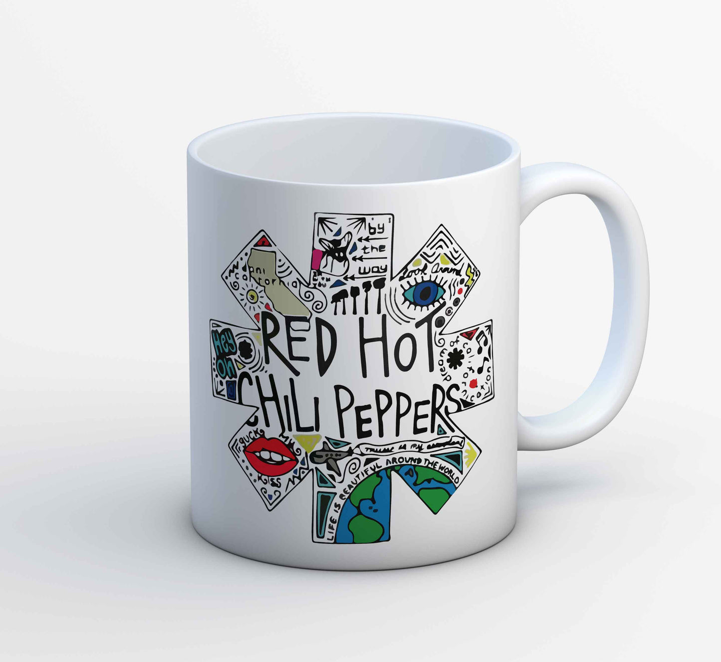 red hot chili peppers doodle mug coffee ceramic music band buy online india the banyan tee tbt men women girls boys unisex