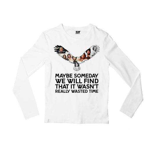 eagles wasted time full sleeves long sleeves music band buy online india the banyan tee tbt men women girls boys unisex white
