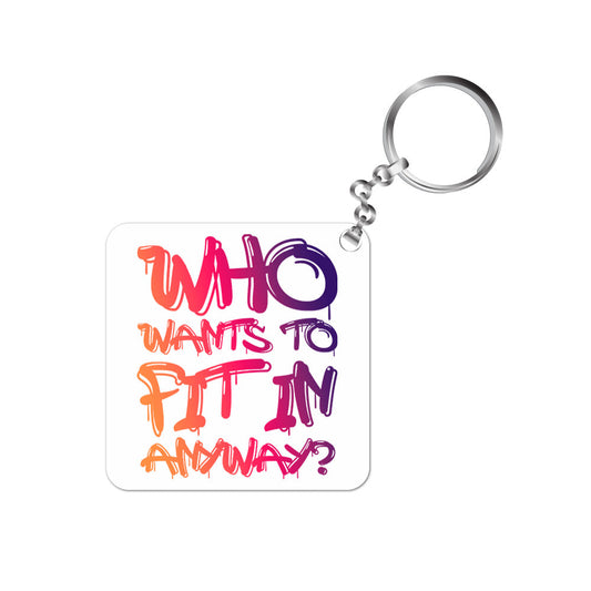 ed sheeran nobody wants to fit in - i don't care keychain keyring for car bike unique home music band buy online india the banyan tee tbt men women girls boys unisex