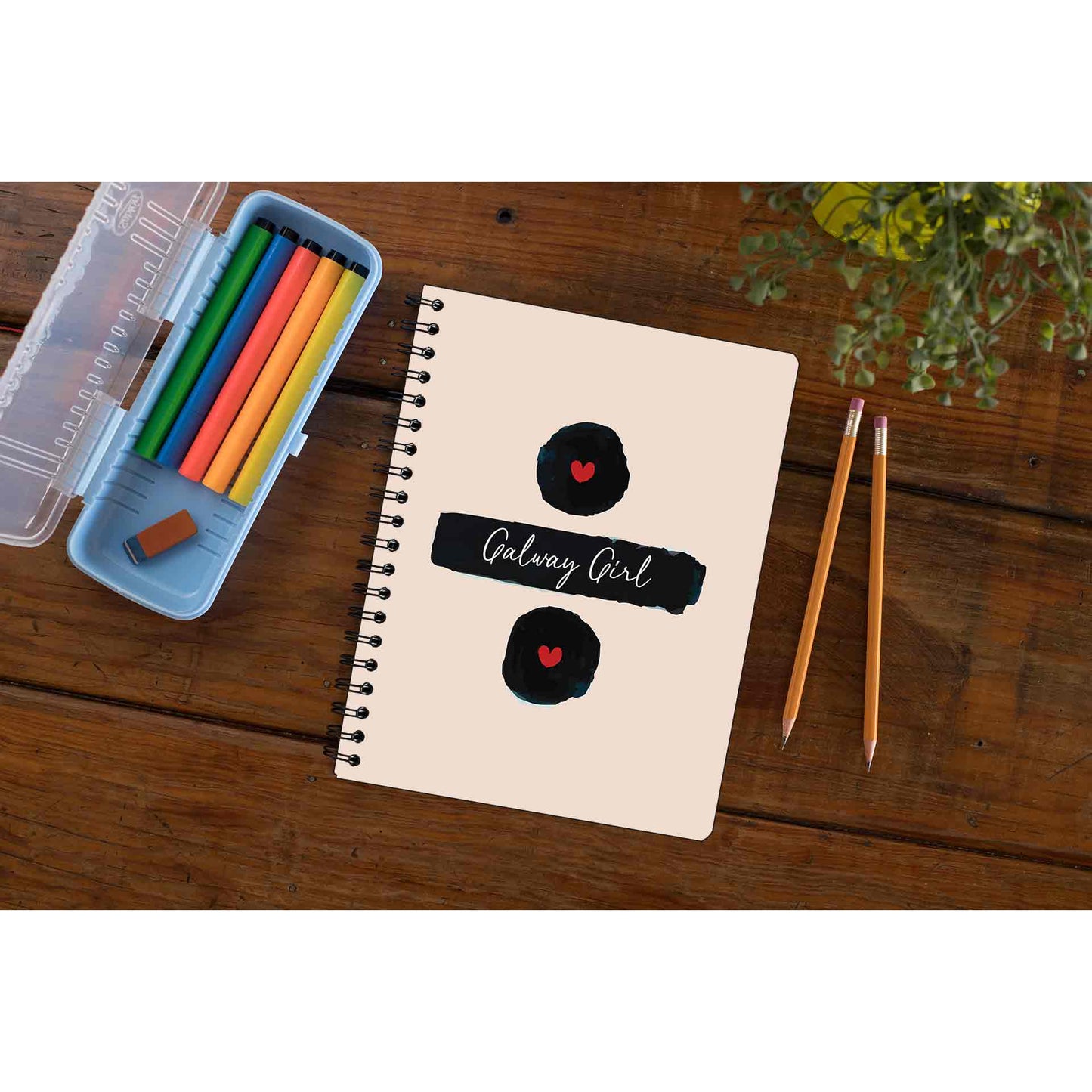 ed sheeran galway girl notebook notepad diary buy online india the banyan tee tbt unruled