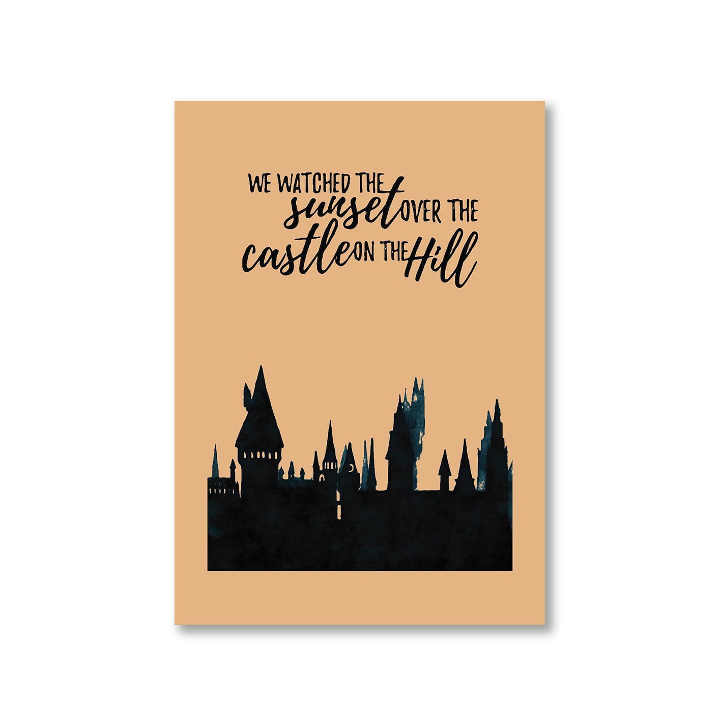 ed sheeran castle on the hill poster wall art buy online india the banyan tee tbt a4