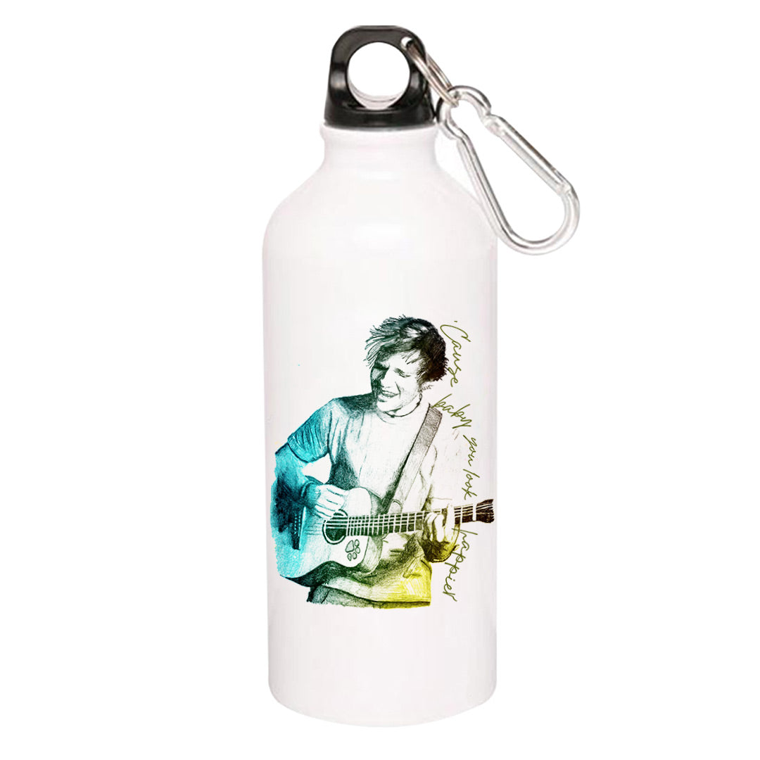 ed sheeran happier sipper steel water bottle flask gym shaker music band buy online india the banyan tee tbt men women girls boys unisex