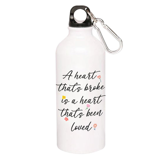 ed sheeran a heart that's broke - supermarket flowers sipper steel water bottle flask gym shaker music band buy online india the banyan tee tbt men women girls boys unisex