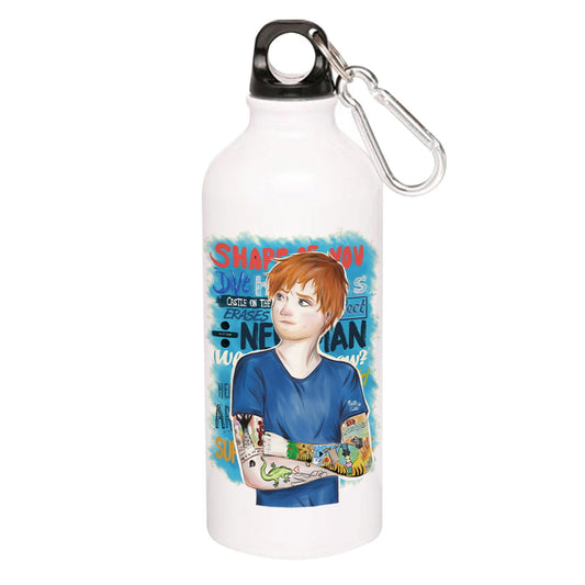 ed sheeran teddy sipper steel water bottle flask gym shaker music band buy online india the banyan tee tbt men women girls boys unisex