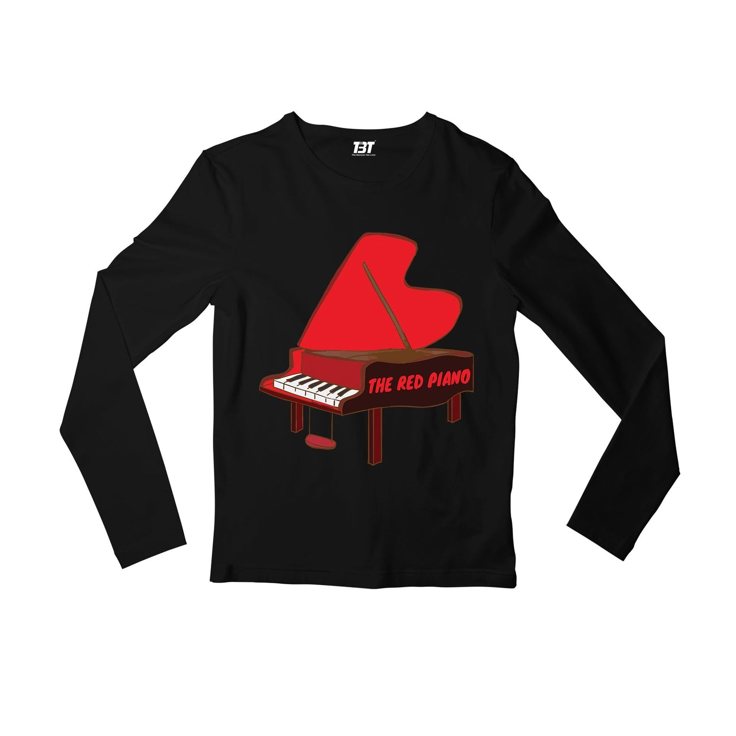 elton john the red piano full sleeves long sleeves music band buy online india the banyan tee tbt men women girls boys unisex black