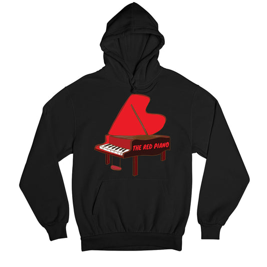 elton john the red piano hoodie hooded sweatshirt winterwear music band buy online india the banyan tee tbt men women girls boys unisex black