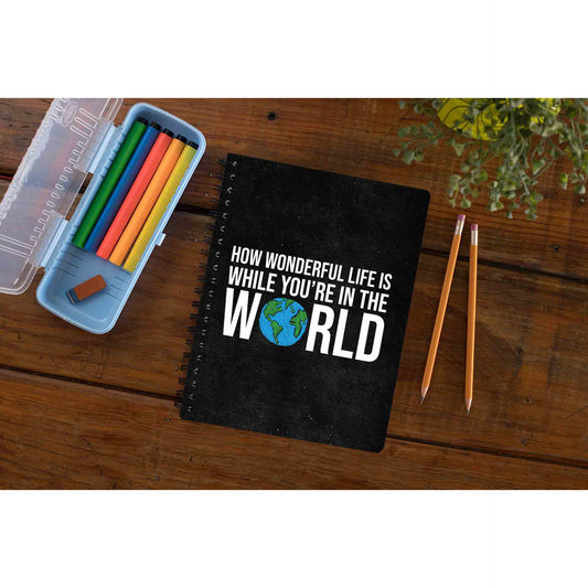 elton john your song notebook notepad diary buy online india the banyan tee tbt unruled how wonderful life is while you're in the world