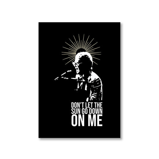 elton john don't let the sun go down on me poster wall art buy online india the banyan tee tbt a4