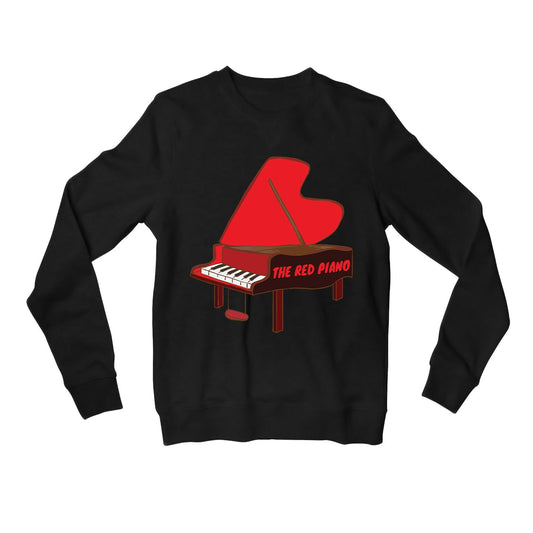 elton john the red piano sweatshirt upper winterwear music band buy online india the banyan tee tbt men women girls boys unisex black