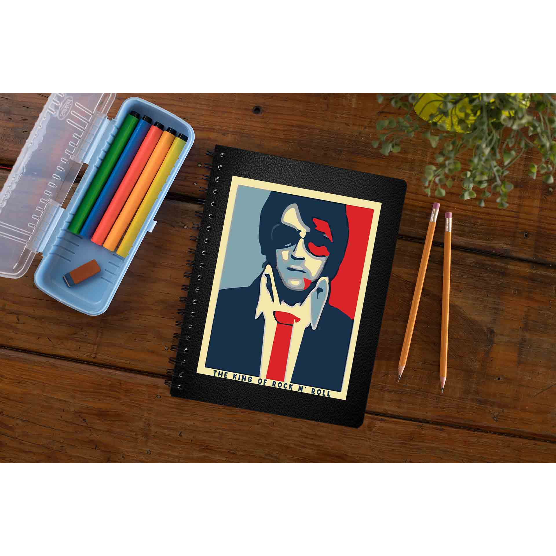 elvis presley the king of rock 'n roll notebook notepad diary buy online india the banyan tee tbt unruled