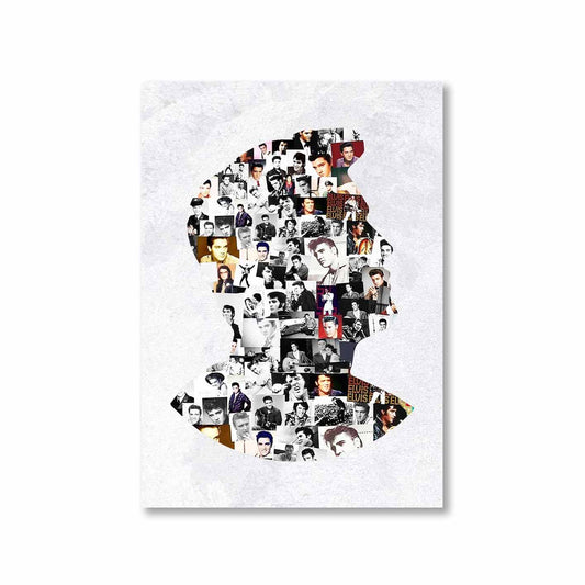 elvis presley rock 'n roll mosaic poster wall art buy online india the banyan tee tbt a4