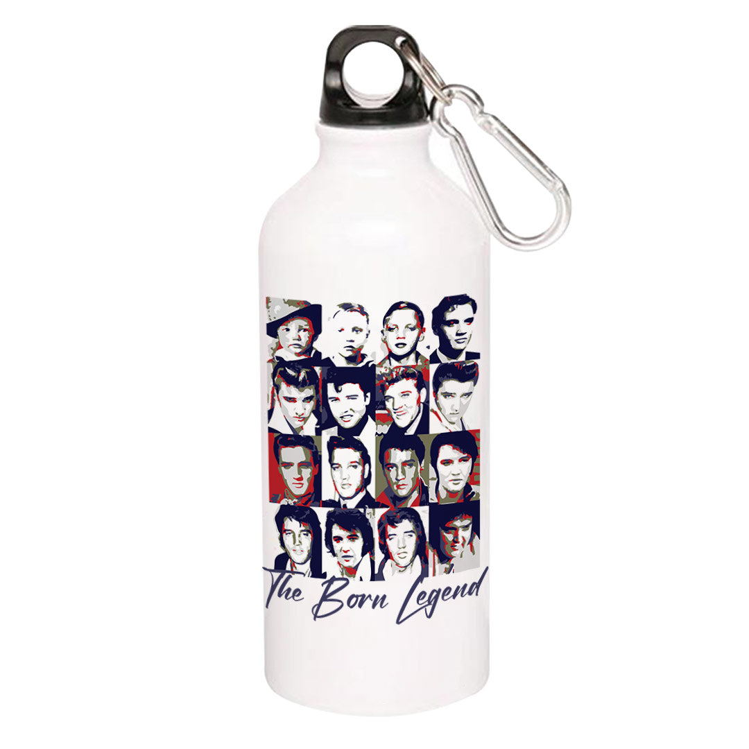 elvis presley the born legend sipper steel water bottle flask gym shaker music band buy online india the banyan tee tbt men women girls boys unisex