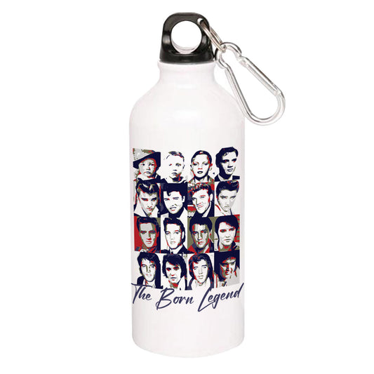 elvis presley the born legend sipper steel water bottle flask gym shaker music band buy online india the banyan tee tbt men women girls boys unisex