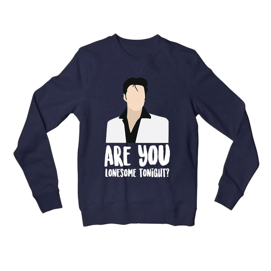 elvis presley are you lonesome tonight? sweatshirt upper winterwear music band buy online india the banyan tee tbt men women girls boys unisex black