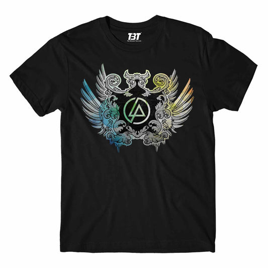 linkin park emblem t-shirt music band buy online india the banyan tee tbt men women girls boys unisex black