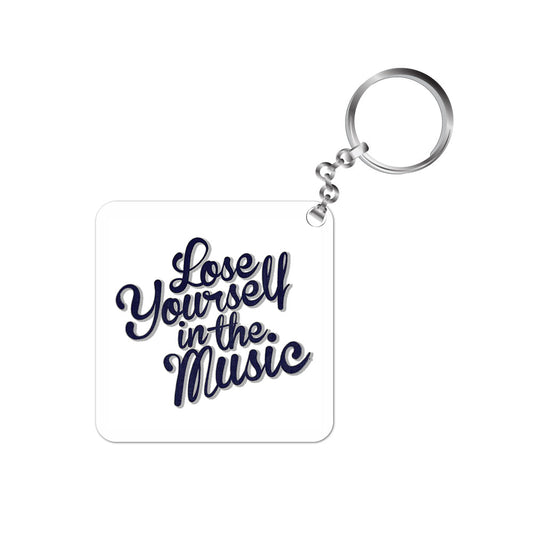 eminem lose yourself in the music keychain keyring for car bike unique home music band buy online india the banyan tee tbt men women girls boys unisex