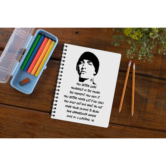 eminem lose yourself notebook notepad diary buy online india the banyan tee tbt unruled