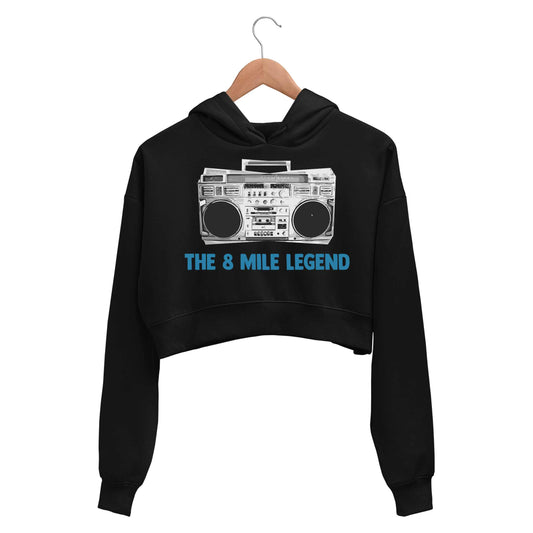 eminem the 8 mile legend crop hoodie hooded sweatshirt upper winterwear music band buy online india the banyan tee tbt men women girls boys unisex black