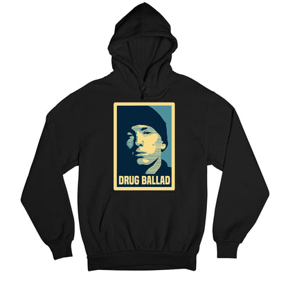 eminem drug ballad hoodie hooded sweatshirt winterwear music band buy online india the banyan tee tbt men women girls boys unisex black