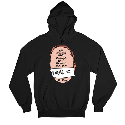 eminem my name is hoodie hooded sweatshirt winterwear music band buy online india the banyan tee tbt men women girls boys unisex black