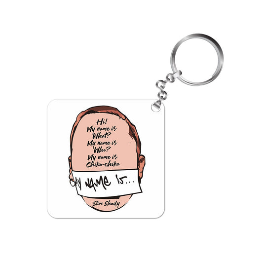 eminem my name is keychain keyring for car bike unique home music band buy online india the banyan tee tbt men women girls boys unisex