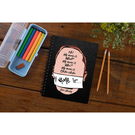 eminem my name is notebook notepad diary buy online india the banyan tee tbt unruled