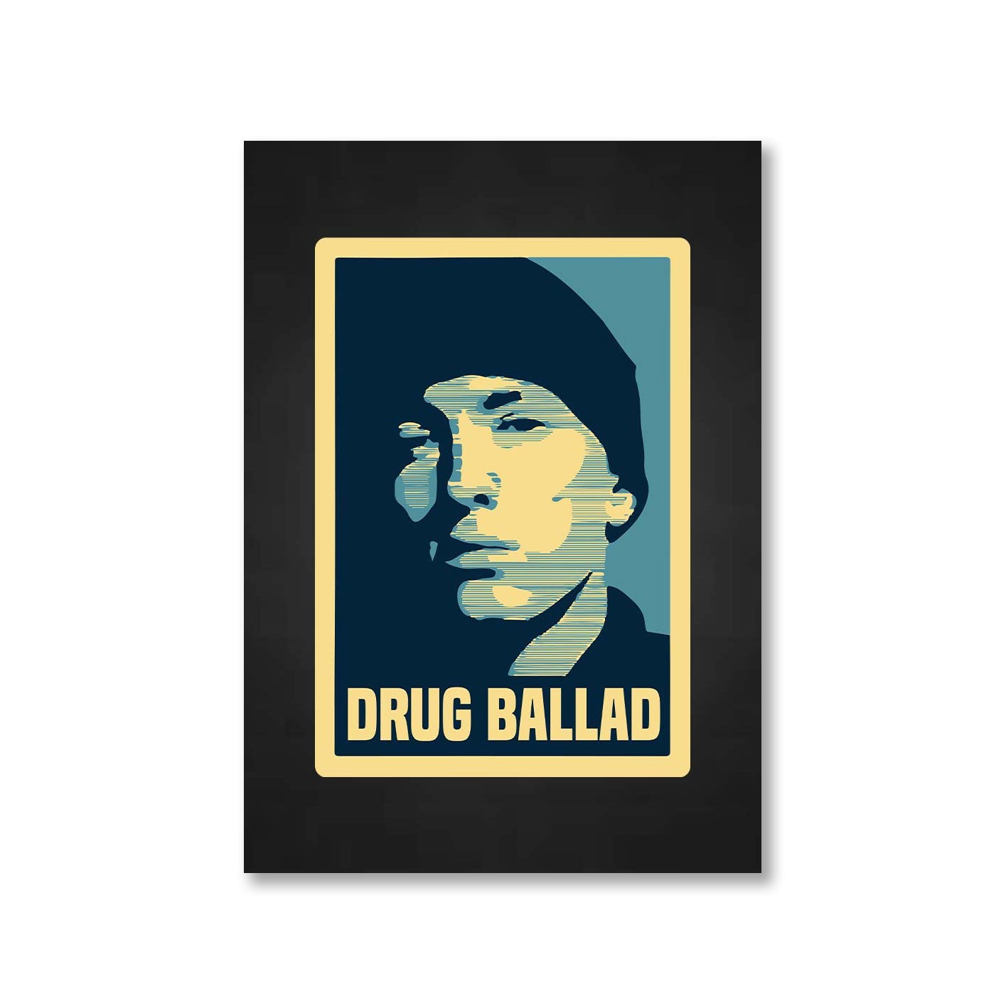 eminem drug ballad poster wall art buy online india the banyan tee tbt a4