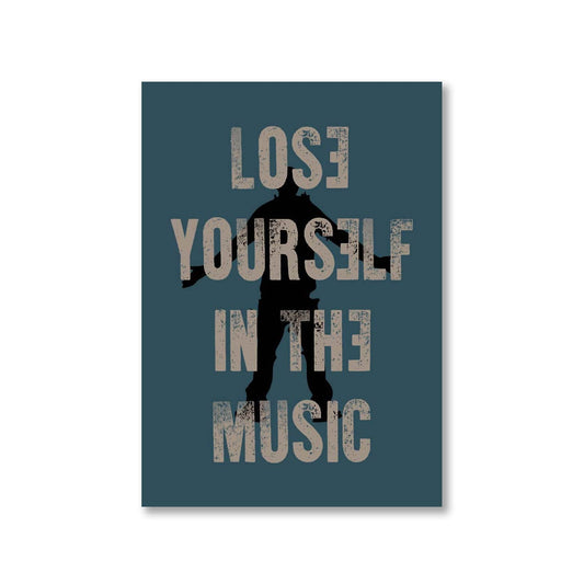 eminem lose yourself for the music poster wall art buy online india the banyan tee tbt a4