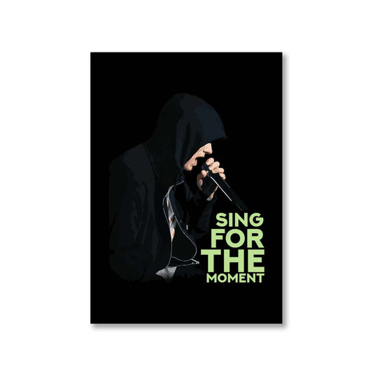 eminem sing for the moment poster wall art buy online india the banyan tee tbt a4