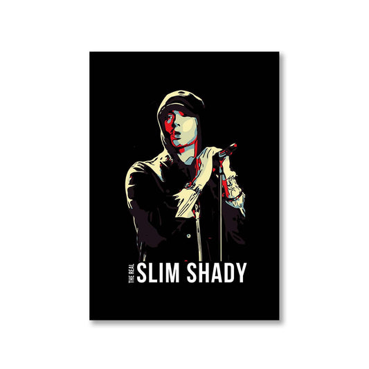 eminem the real slim shady poster wall art buy online india the banyan tee tbt a4