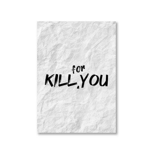 eminem kill for you poster wall art buy online india the banyan tee tbt a4