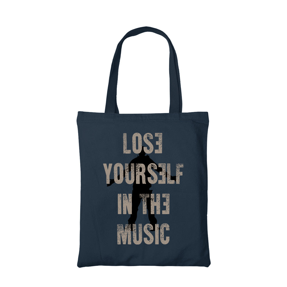 eminem lose yourself tote bag hand printed cotton women men unisex
