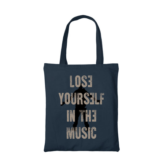 eminem lose yourself tote bag hand printed cotton women men unisex