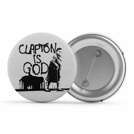 eric clapton clapton is god badge pin button music band buy online india the banyan tee tbt men women girls boys unisex