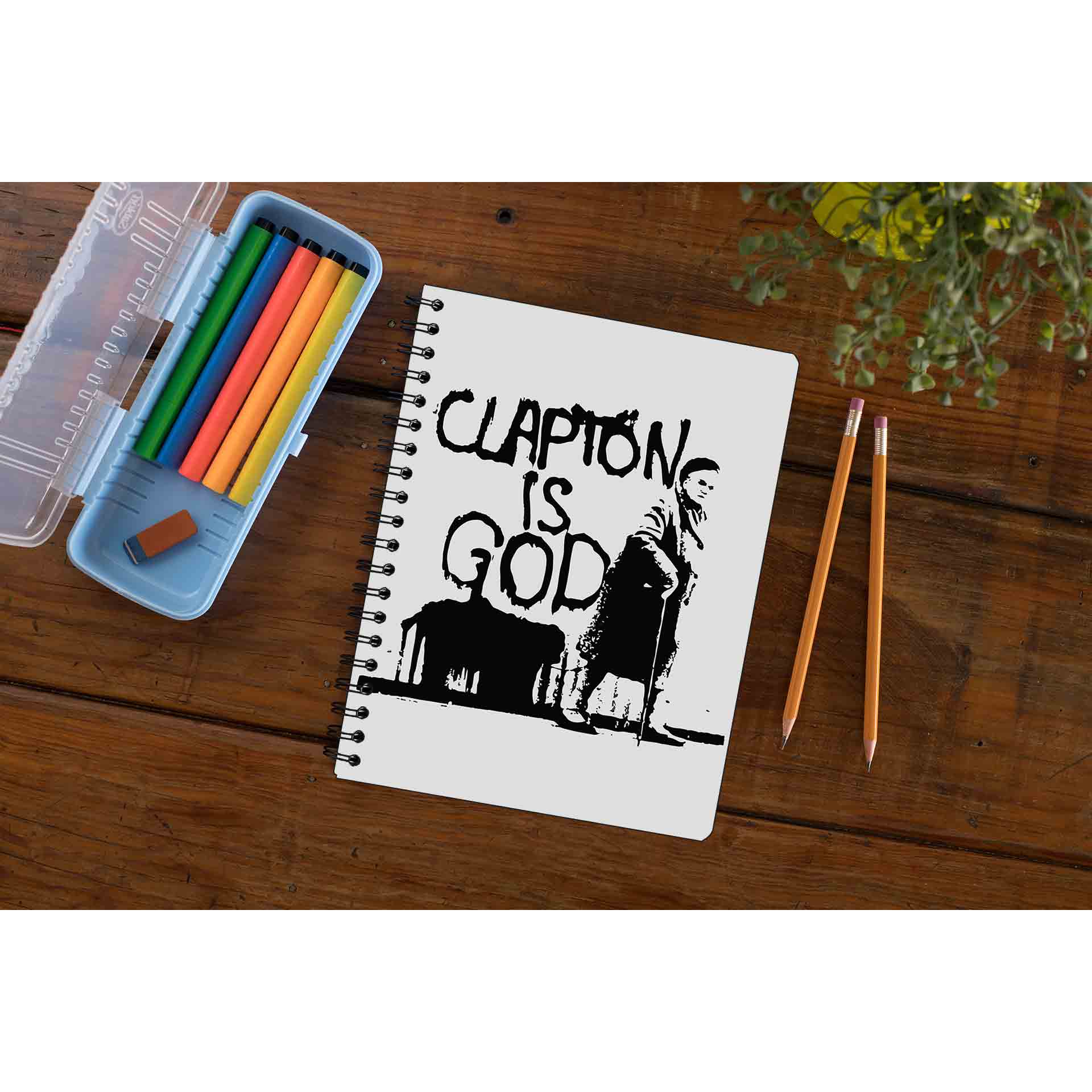 eric clapton clapton is god notebook notepad diary buy online india the banyan tee tbt unruled