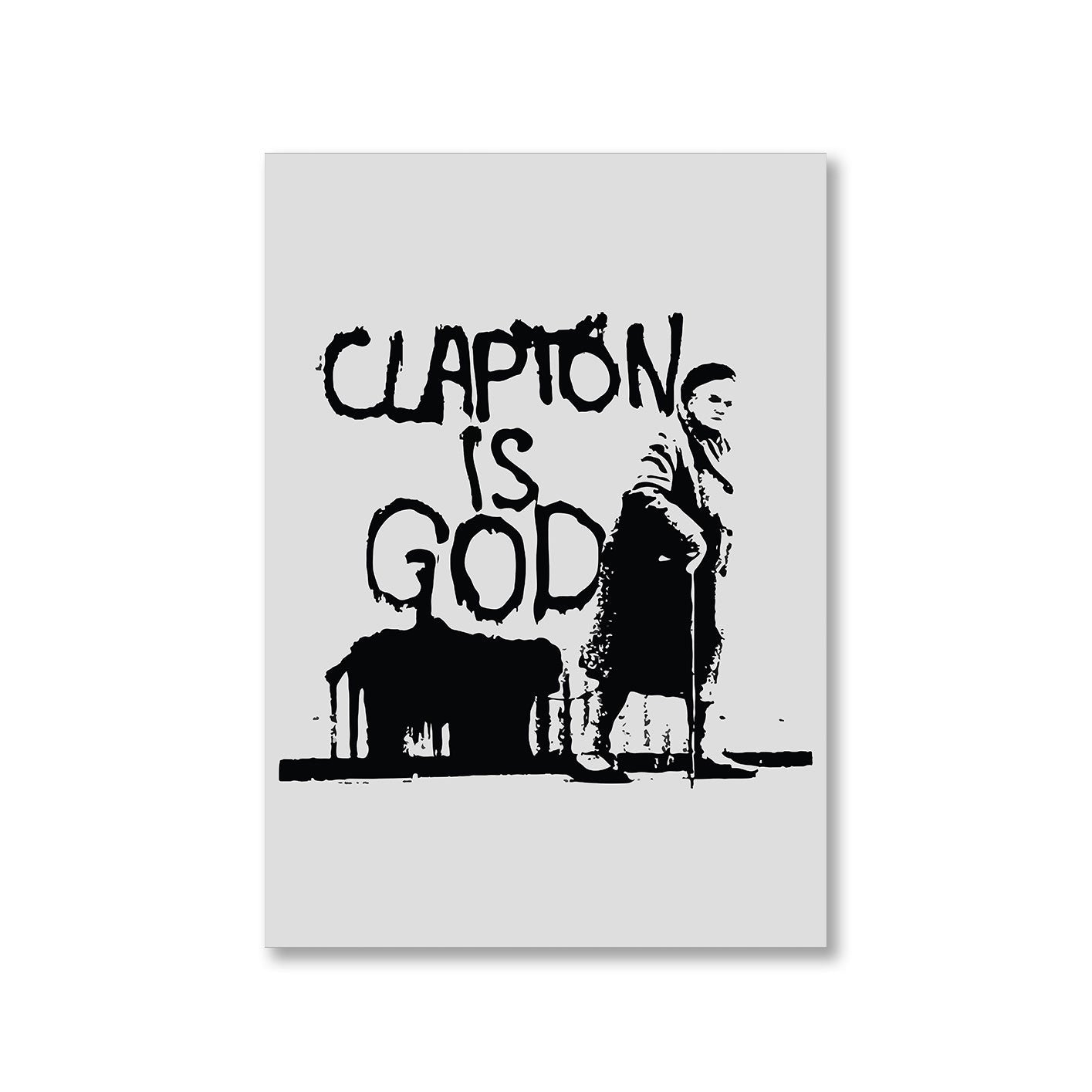 eric clapton clapton is god poster wall art buy online india the banyan tee tbt a4