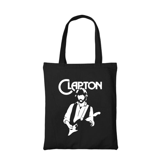 eric clapton clapton tote bag hand printed cotton women men unisex