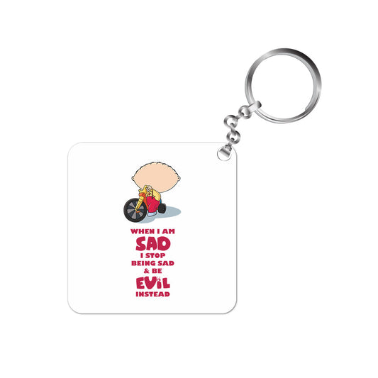 family guy be evil instead keychain keyring for car bike unique home tv & movies buy online india the banyan tee tbt men women girls boys unisex  - stewie griffin dialogue