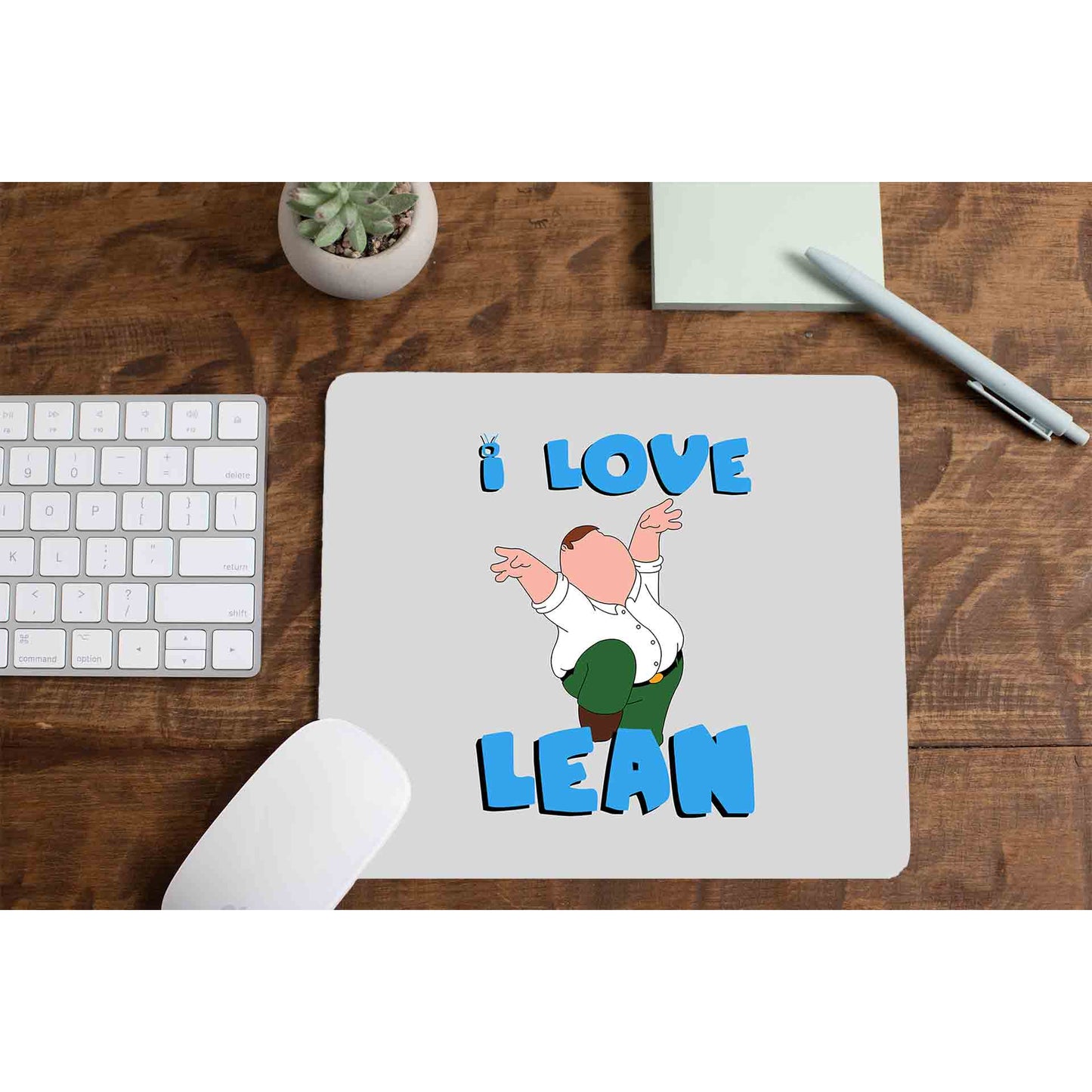 family guy i love lean mousepad logitech large anime tv & movies buy online india the banyan tee tbt men women girls boys unisex  - peter griffin