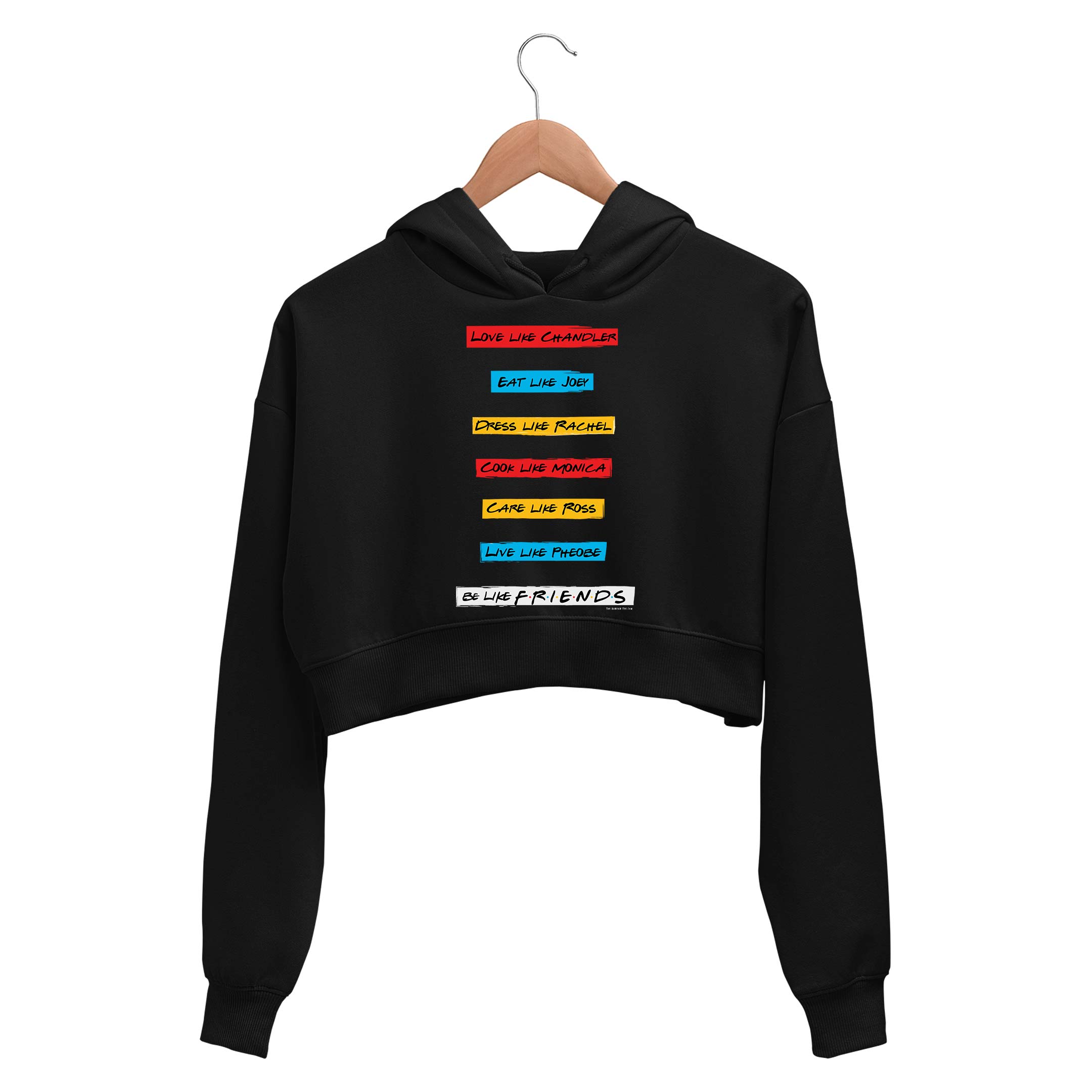 Buy Friends Crop Hoodie Be Like Friends at Rs. 50 OFF The Banyan Tee