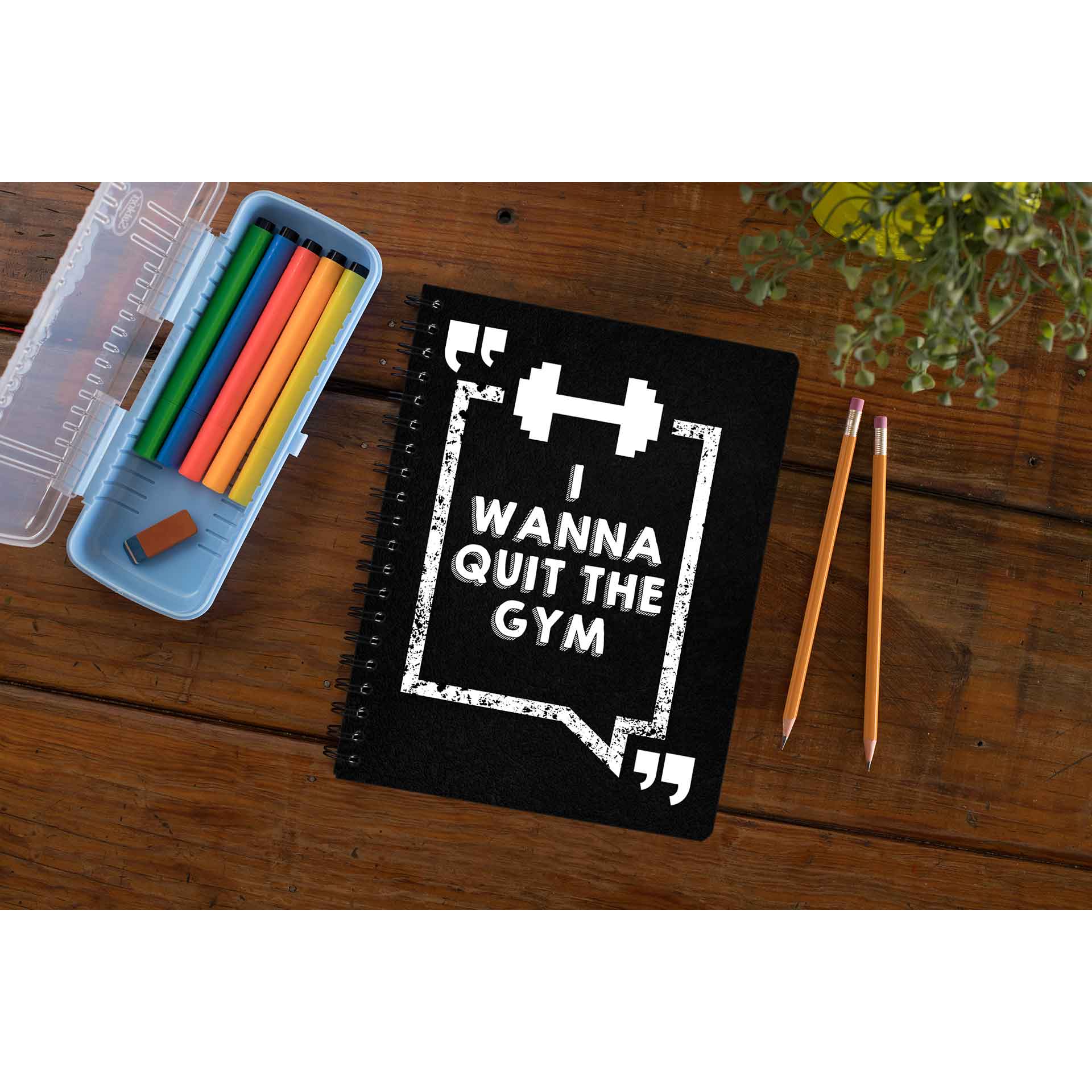 Friends Notebook - Quit The Gym The Banyan Tee TBT