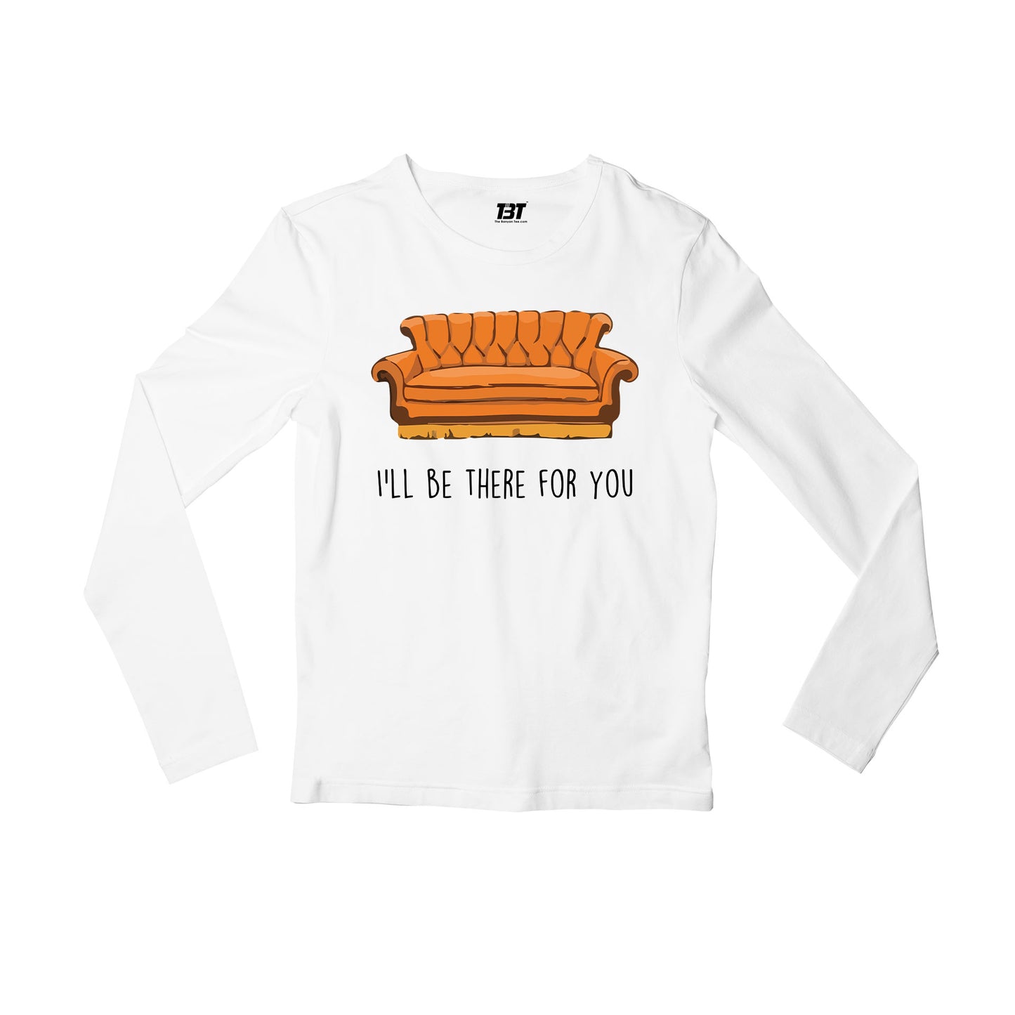 Friends Full Sleeves T-shirt - The Iconic Couch Full Sleeves T-shirt The Banyan Tee TBT
